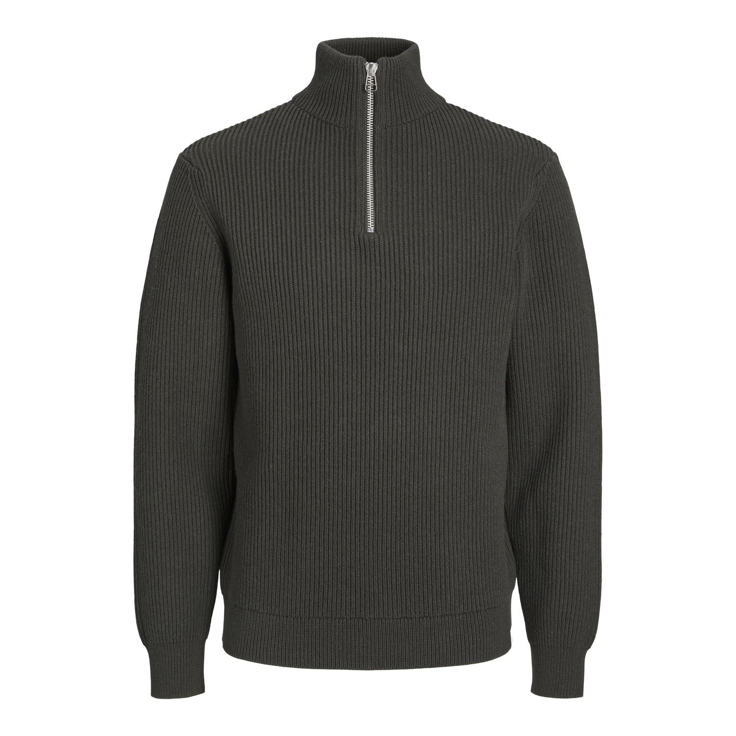 5715607303779 - Strick-Pullover mit halbem Reißverschluss Jack & Jones Walt