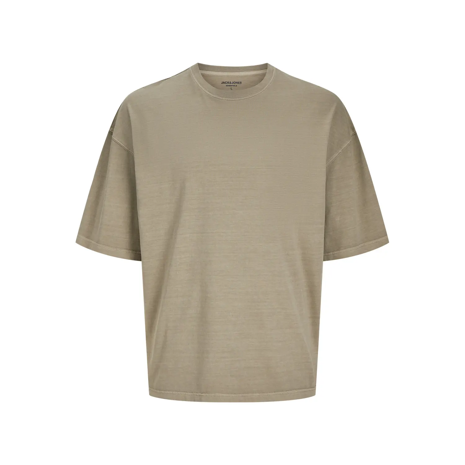 5715671858236 - T-Shirt mit geripptem Rundhalsausschnitt Modell CHARGE