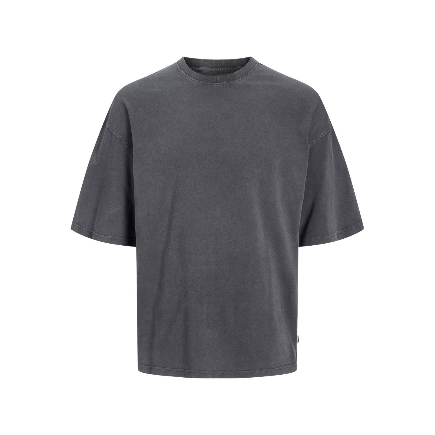 5715671858168 - T-Shirt mit geripptem Rundhalsausschnitt Modell CHARGE