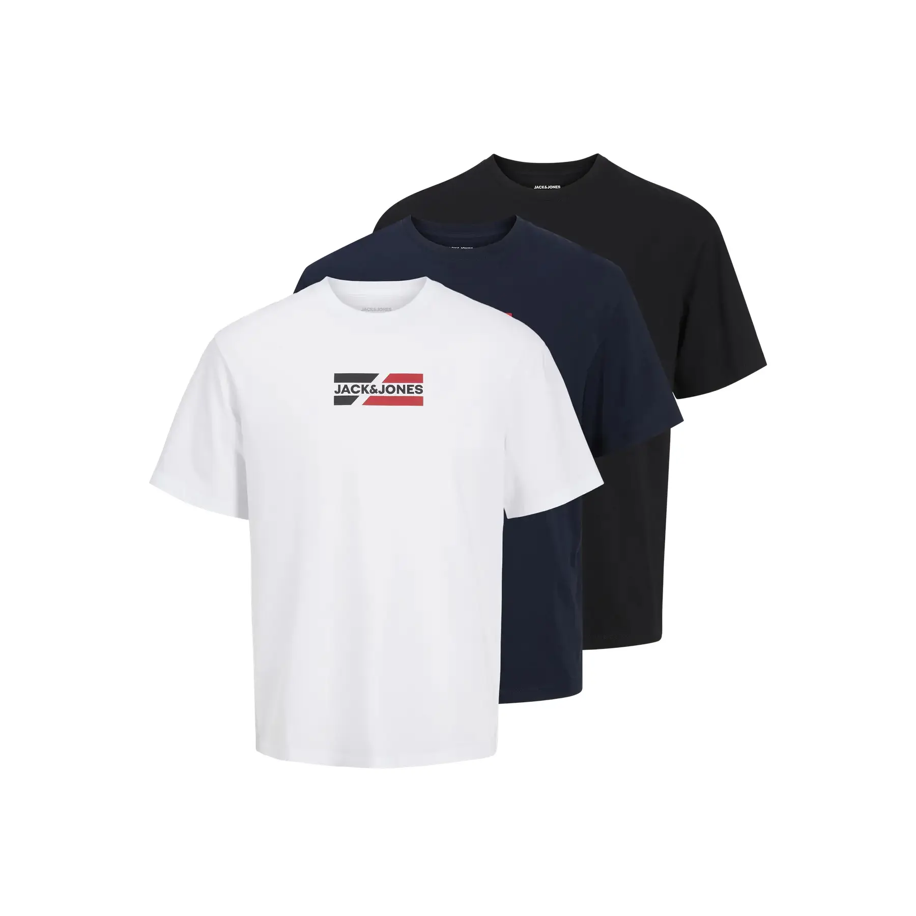 5715714306458 - Jack & Jones T-Shirt CORP Kurzarmshirt 3er Pack