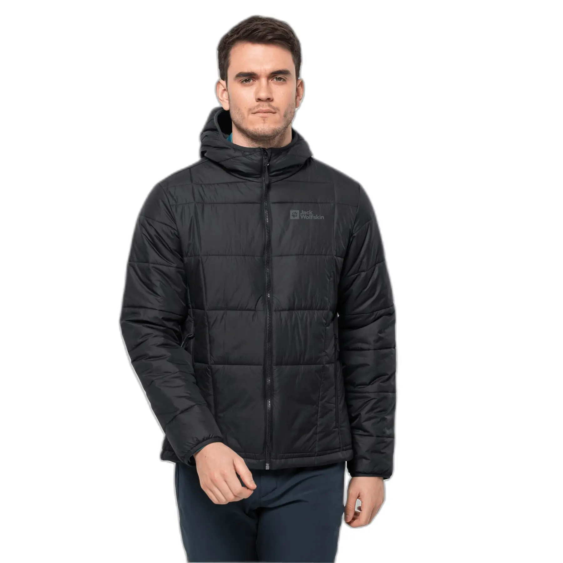 Daunenjacke mit Kapuze Jack Wolfskin Bergland