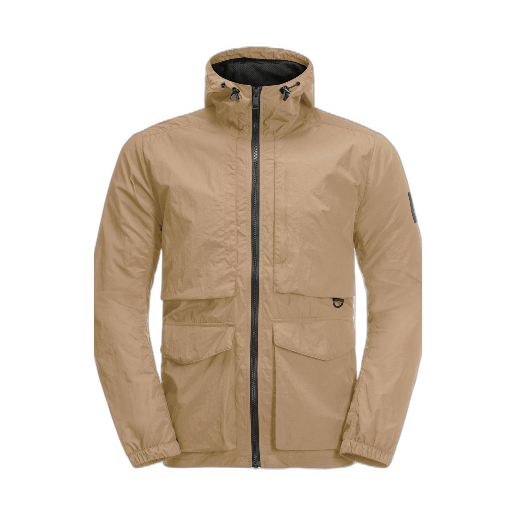 4064993654394 - Lightsome Wanderjacke Stehkragen für Herren beige M