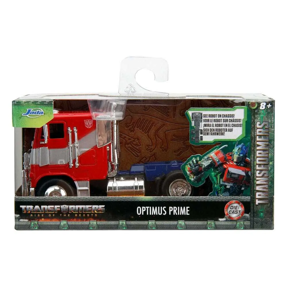 4006333084416 - Sammelfigur Transformers T7 Optimus Prime Truck métal