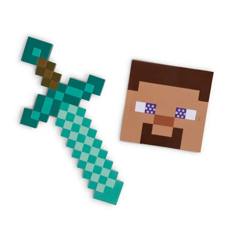 0192995062023 - Minecraft Kinder-Set Diamantschwert & Maske „Steve“