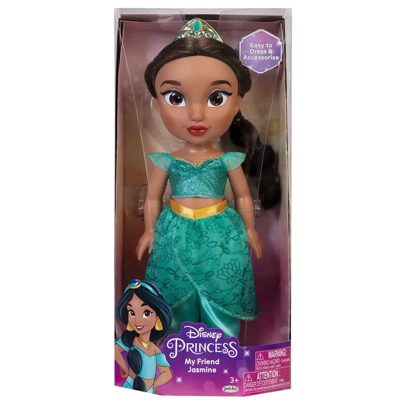 0192995216136 - Disney Princess Jasmin Spielpuppe 35 cm grün-kombi