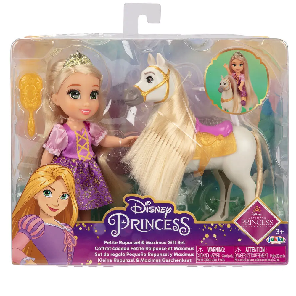 0192995221581 - Jakks Tangled Petite Rapunzel and Maximus Gift Set