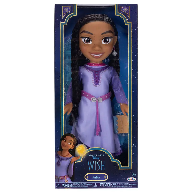 0192995228429 - Disney WISH - Asha Core Large Adventure Doll (38 cm)