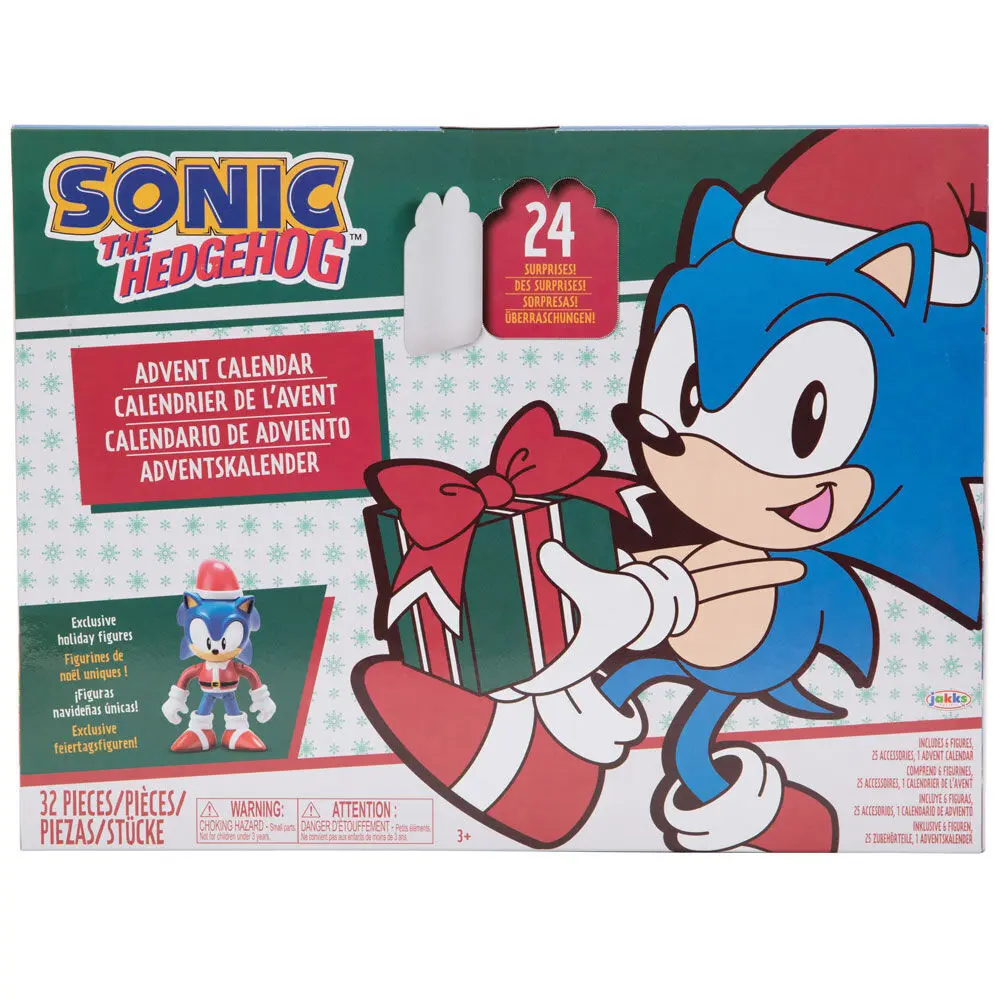 0192995414518 - Sonic the Hedgehog Advent Calendar 635cm Figures & Accessories Classic Theme