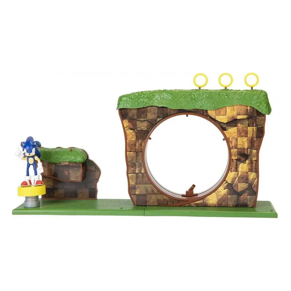 0192995403932 - SONIC - The Green Hill Zone Spielset inkl Sonic Figur 6 cm bunt