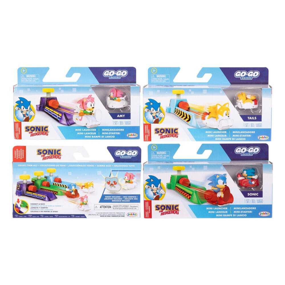 0192995423329 - Figurine Fahrzeug Sonic - The Hedgehog Go Go Racers Launching ramps mini (x4)