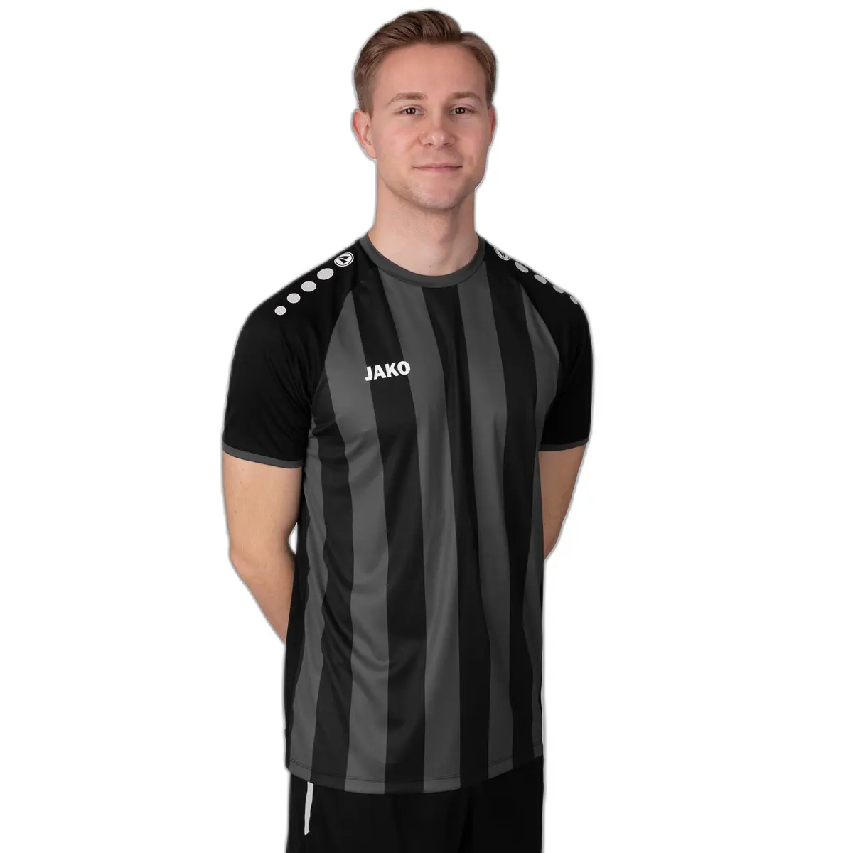 JAKO Maglia Da Calcio Uomo Interlock – Maniche Corte In Poliestere Riciclato – Traspirante E Morbida Per L'Allenamento