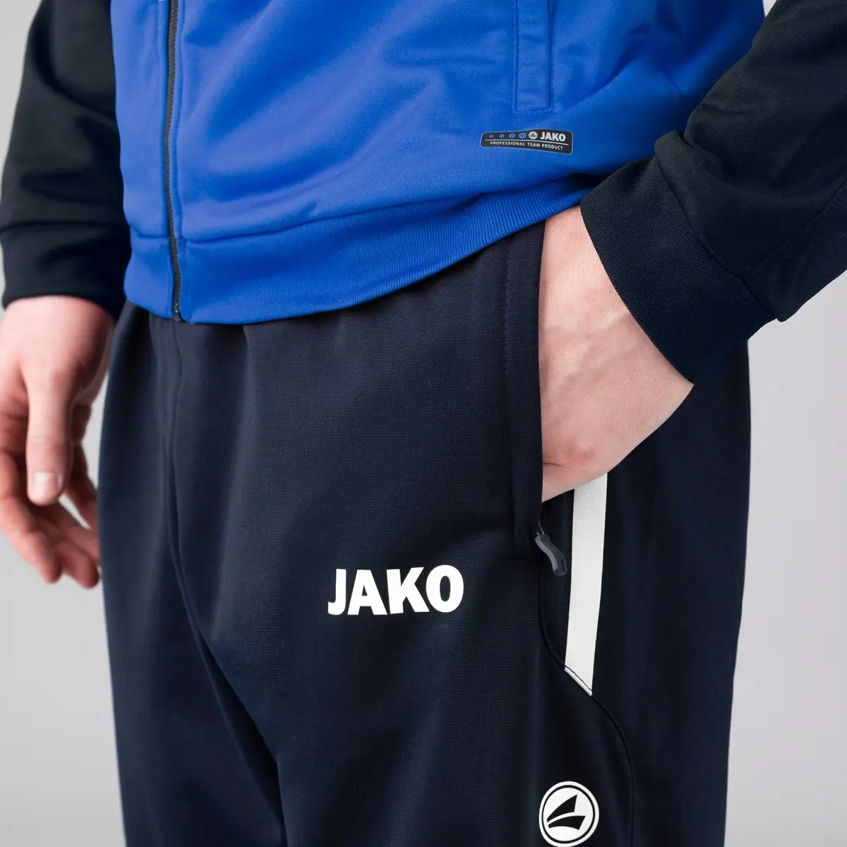 JAKO - Krachttrainingsbroek, Uniseks-Volwassene, Zwart En Wit, XL