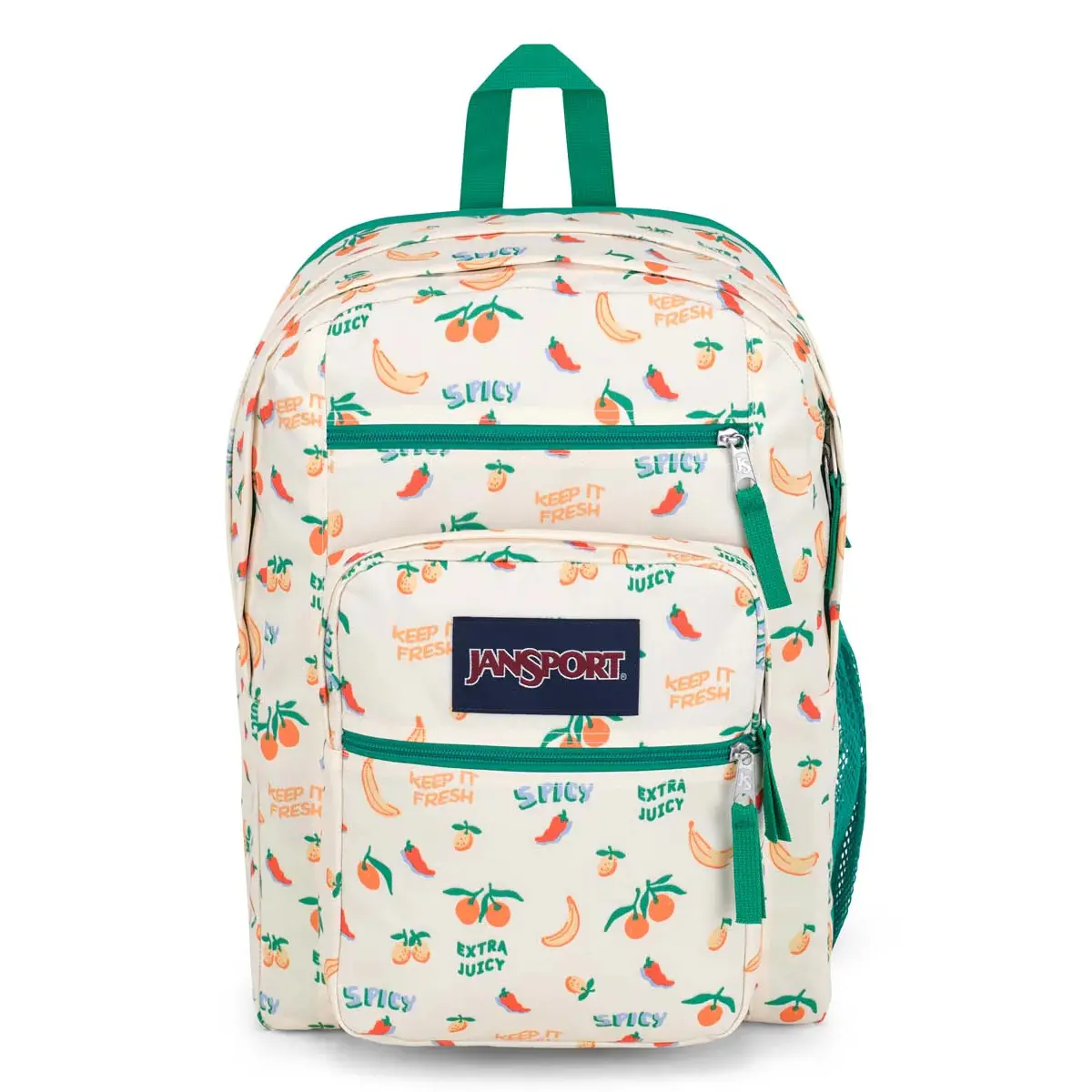 0195438968166 - Jansport  Big Student Backpack - Five A Day Cream