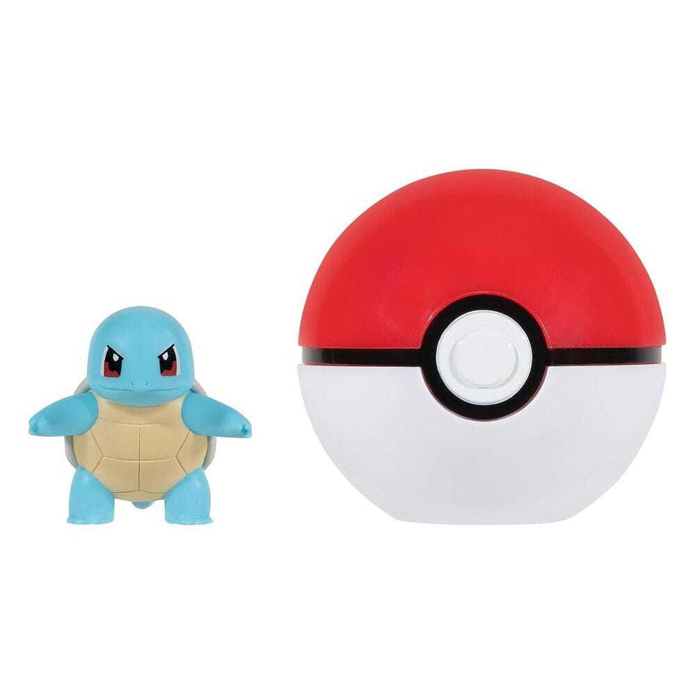 0191726482963 - Mini-Sammelfigur Pokémon Carapuce & Poké Ball