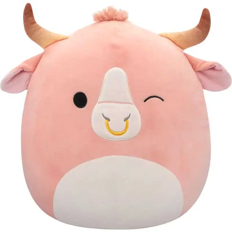 0196566412255 - Stofftier Squishmallows Peach Brahma Bull Howland