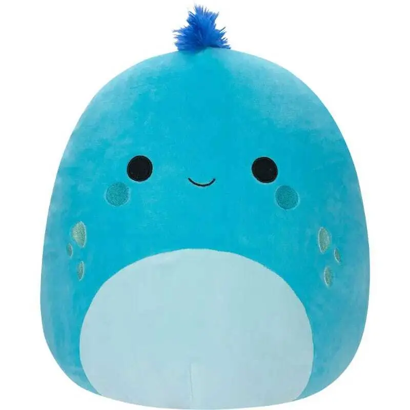 0196566412286 - Stofftier Squishmallows Cyan Blue Iguana with Blue Hair Djimon