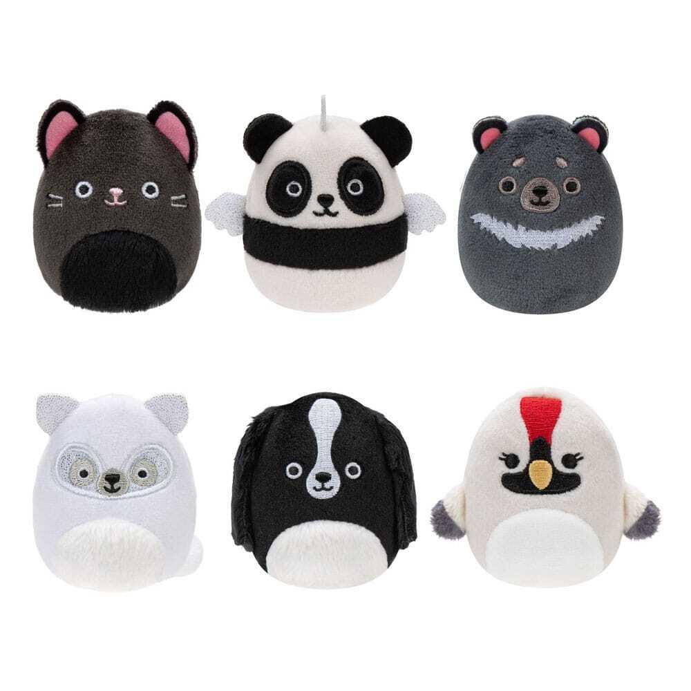 0191726877035 - Mini Plüschtier Squishville Squishmallows Black & White Squad (x6)