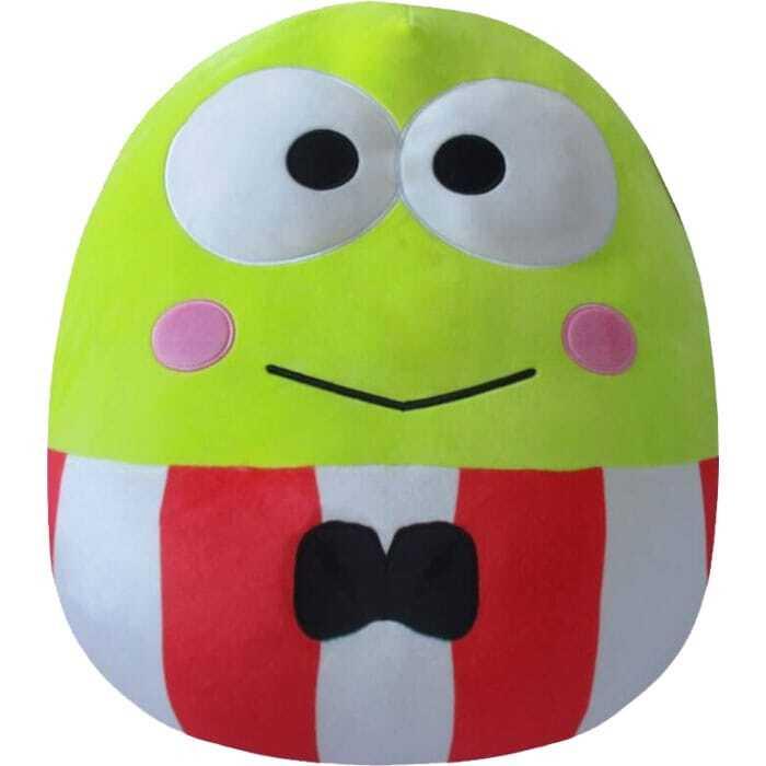 0196566217584 - Plüschtier Squishmallows Sanrio Core Keroppi Red Striped Suit