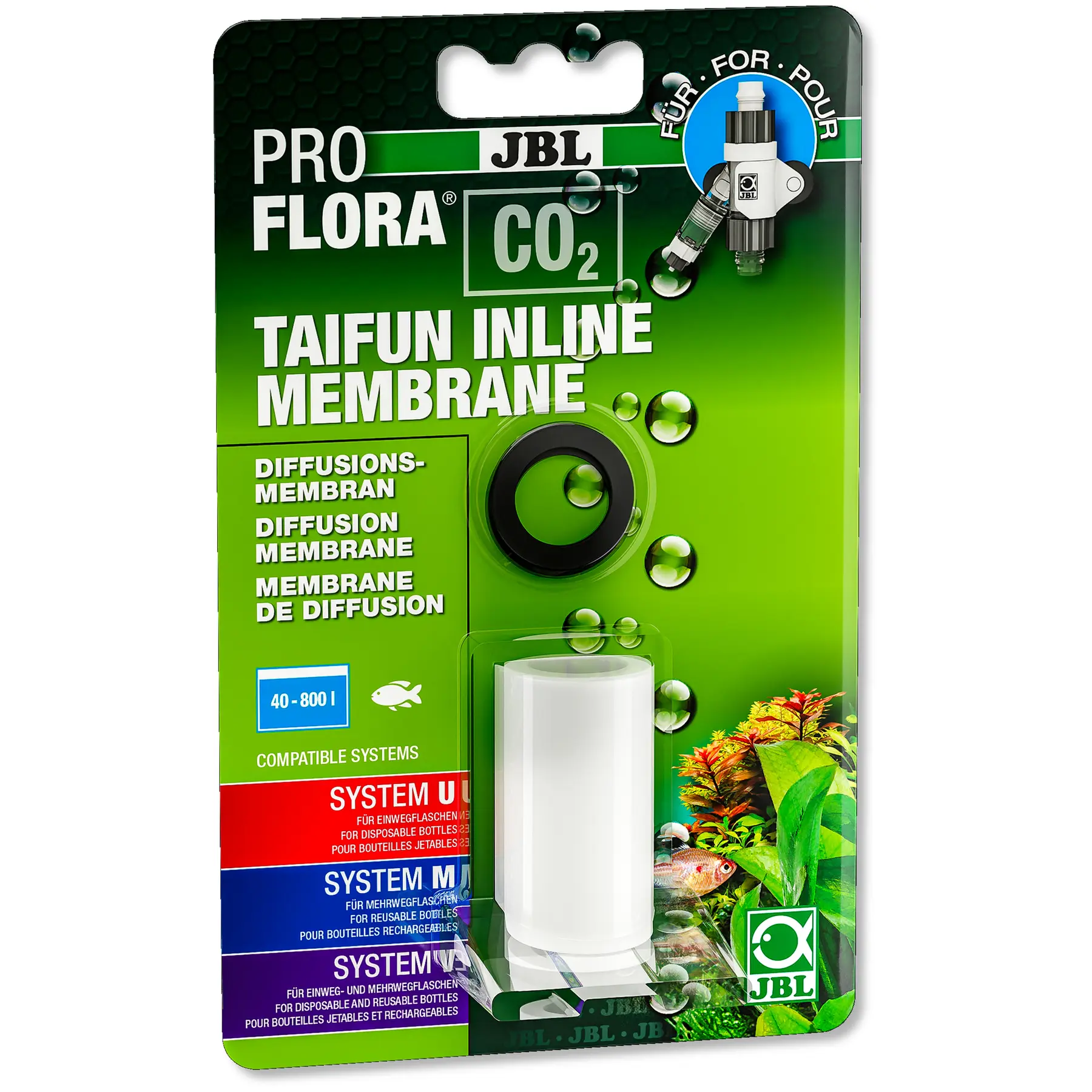 Jbl Noir Aquarium Accessories Proflora Co2 Taifun Inline