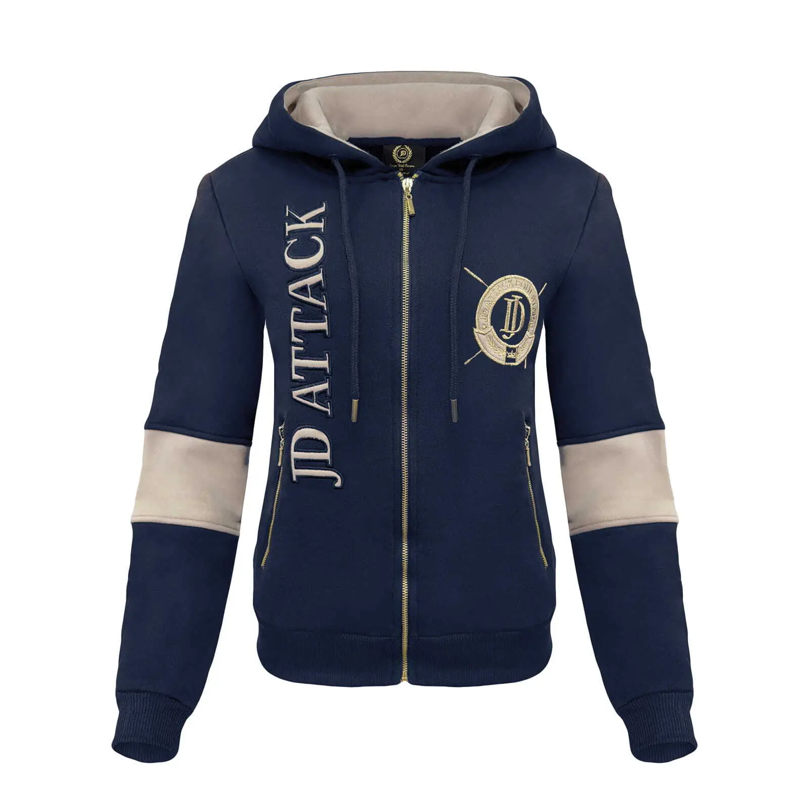 Meilleurs prix pour Sweatshirt à capuche zippé femme JD Attack Stefanie