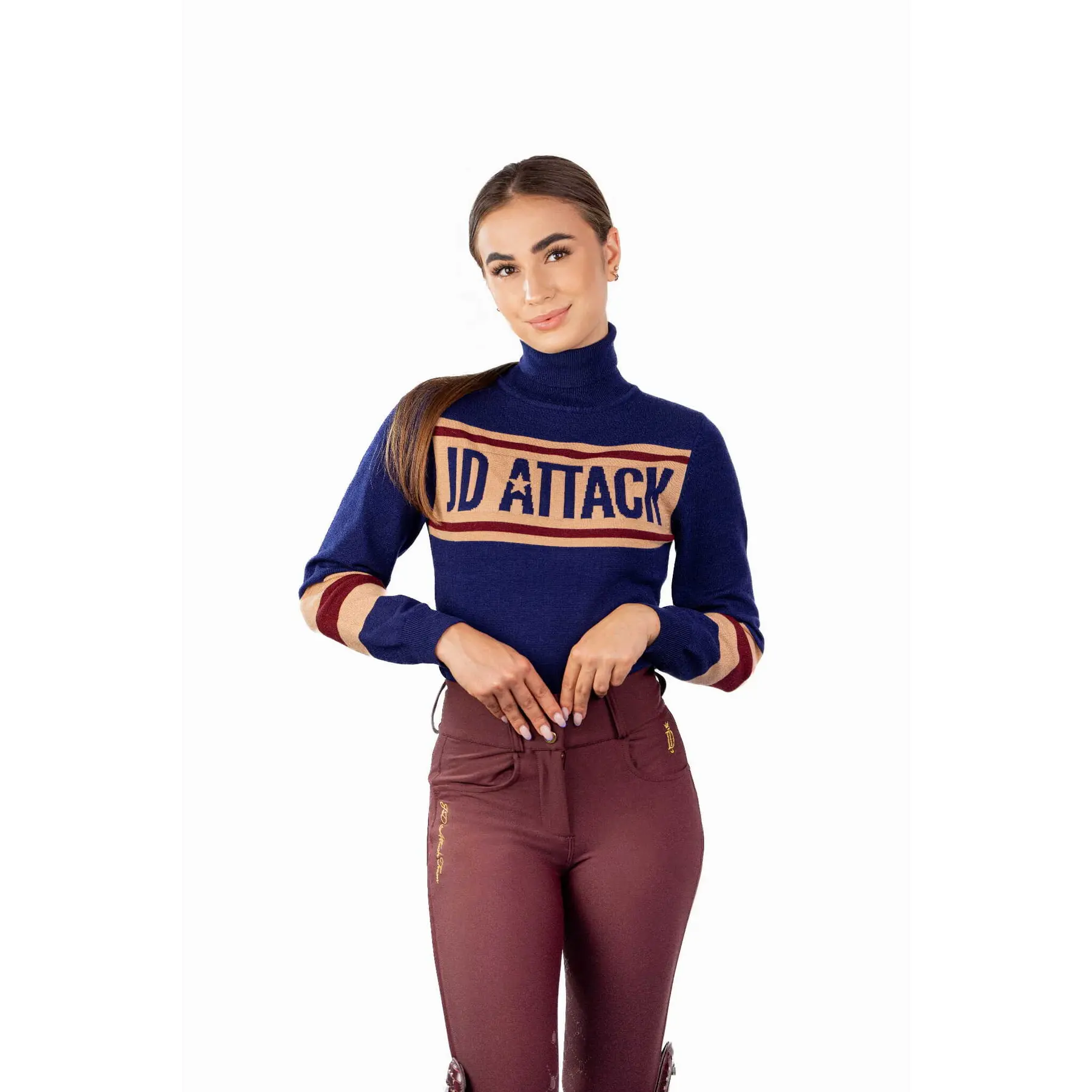 Comparer les prix de Pull col roulé femme JD Attack Zenya