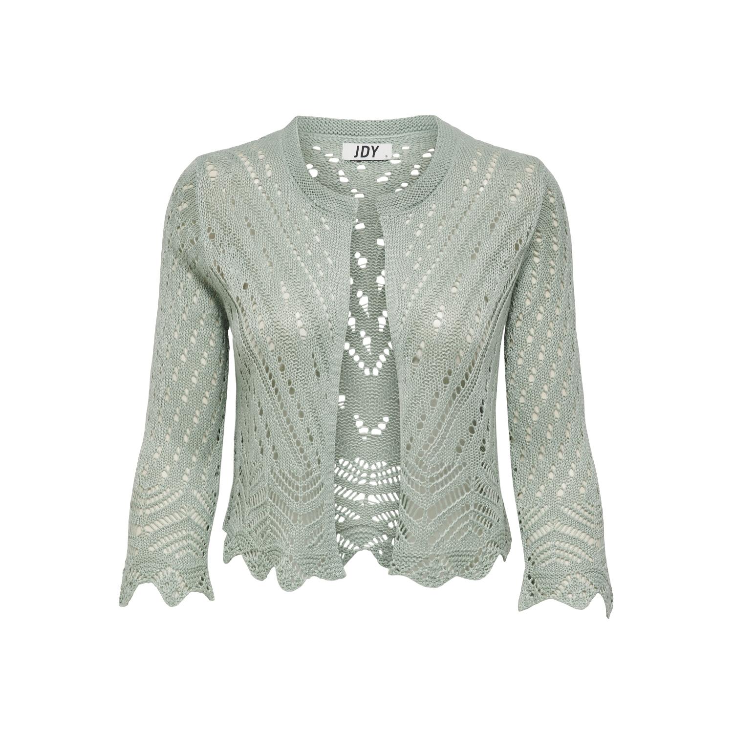 5715105838278 - JDY Cardigan Sun Jadeite Unifarben Grün - Gr S