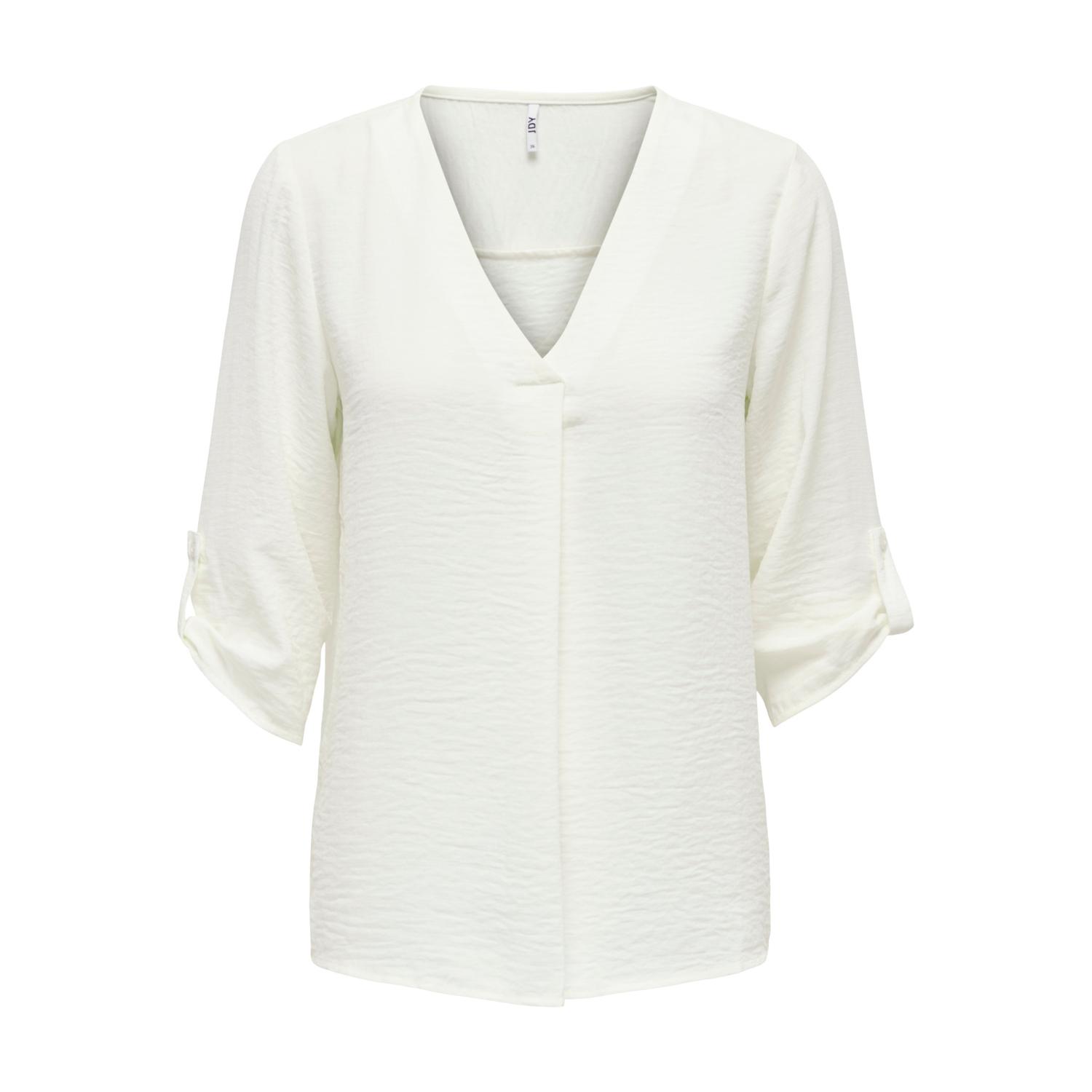 5714928831527 - JDY Blusenshirt Divya Cloud Dancer Unifarben Weiß - Gr 38 5714928831527 - JDY Blusenshirt Divya Cloud Dancer Unifarben Weiß - Gr 38