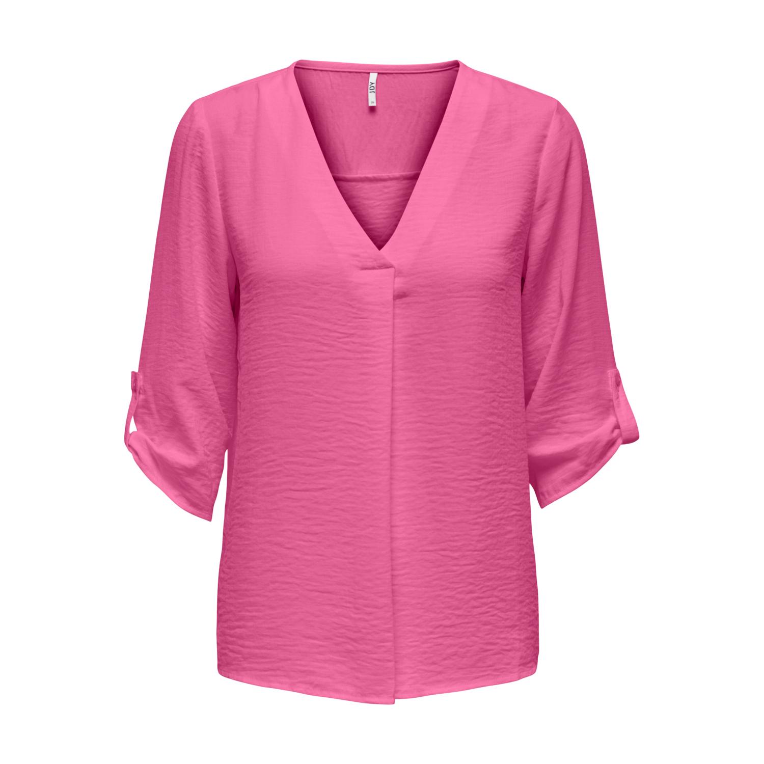5715509551193 - JDY Blusenshirt Divya Ibis Rose Unifarben Pink - Gr 36