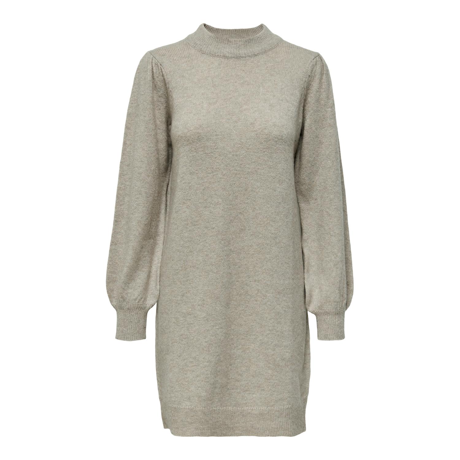5715109428611 - JDY Strickkleid JDYRUE LIFE L S HIGH NECK DRESS KNT NOOS Chateau Gray MELANGE Unifarben Grau - Gr XL 5715109428611 - JDY Strickkleid JDYRUE LIFE L S HIGH NECK DRESS KNT NOOS Chateau Gray MELANGE Unifarben Grau - Gr XL