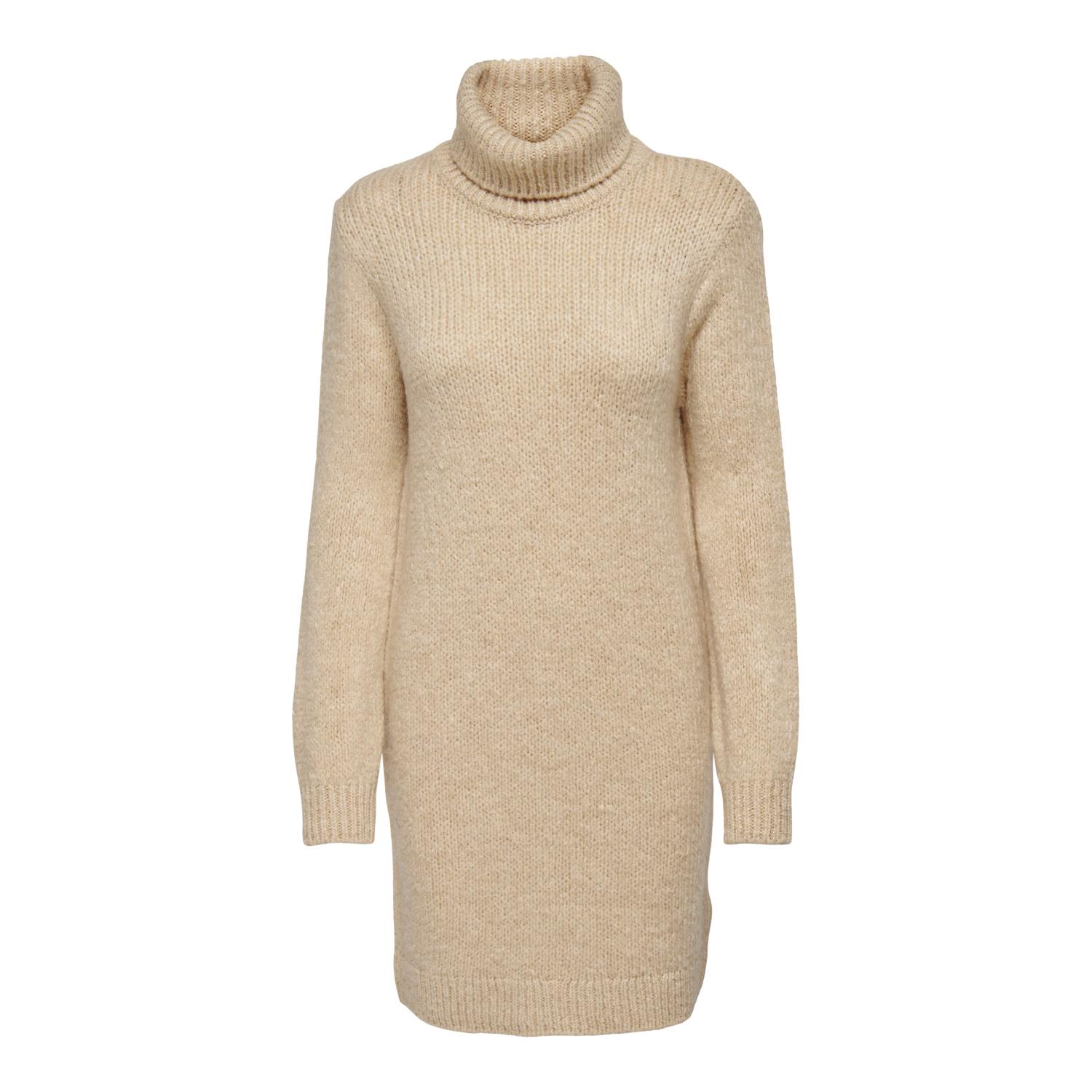 5715318819118 - JDY Strickkleid Dinea Tapioca Unifarben Beige - Gr L 5715318819118 - JDY Strickkleid Dinea Tapioca Unifarben Beige - Gr L