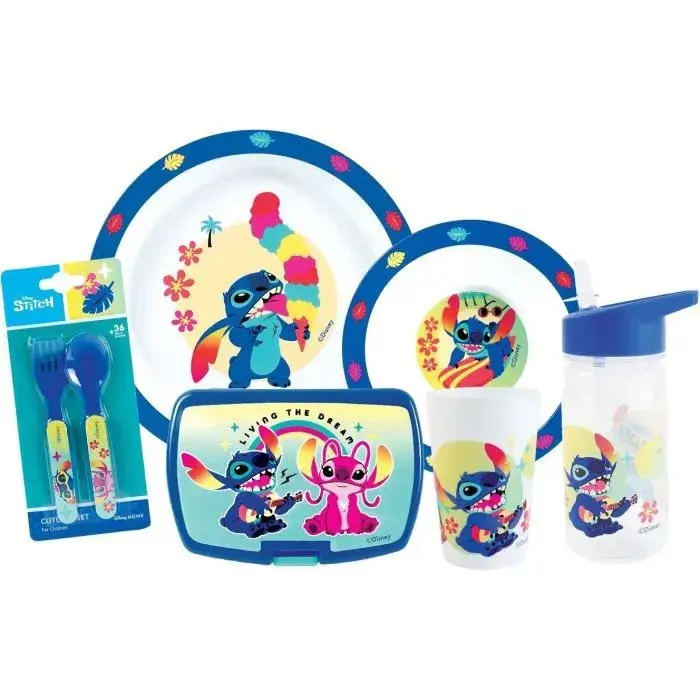 Geschirrset Kind Jemini Disney Lilo et Stitch