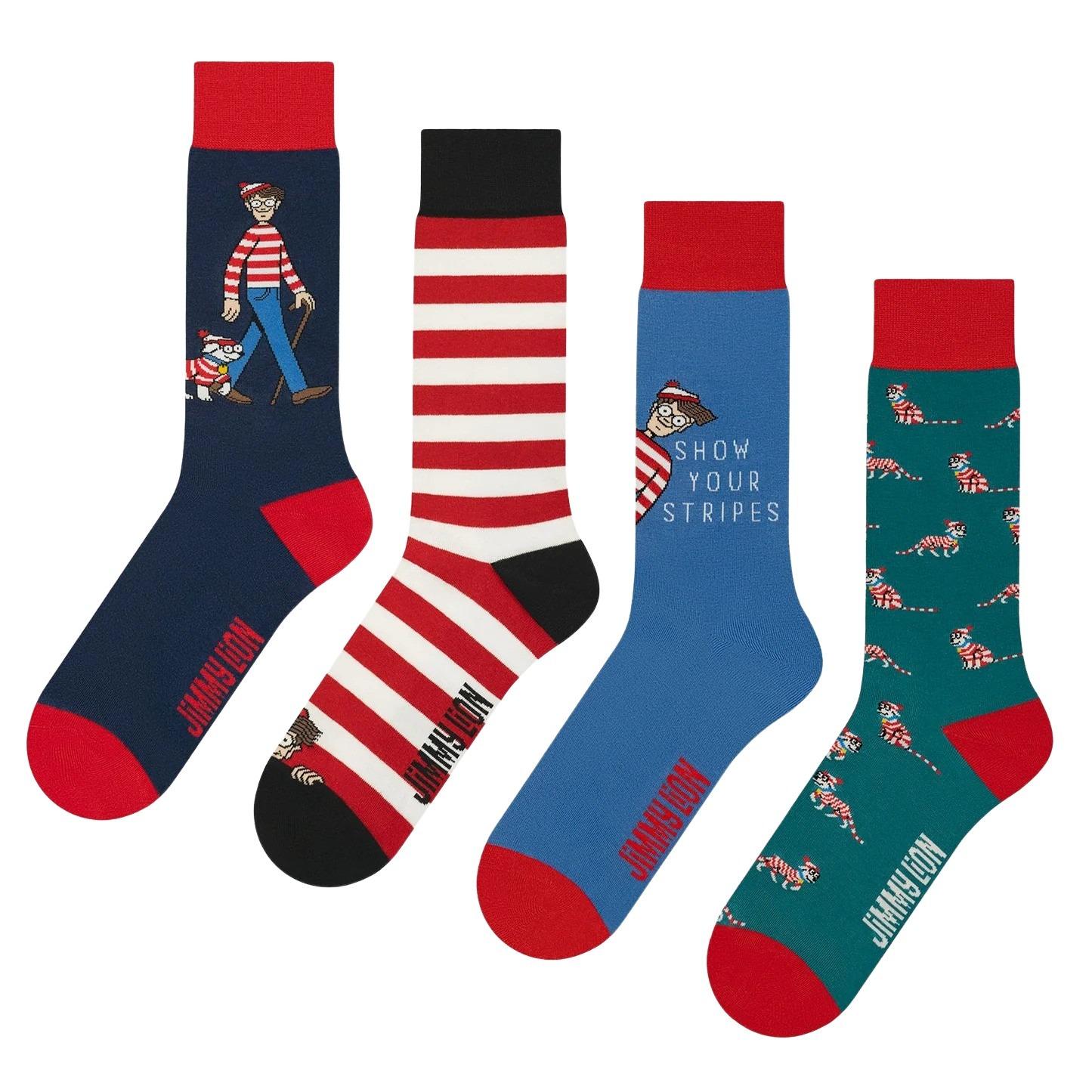 8436588257994 - Socken Wheres Wally (x4)