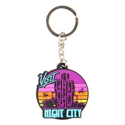 0889343133855 - Schlüsselanhänger pvc Cyberpunk 2077 Nightcity