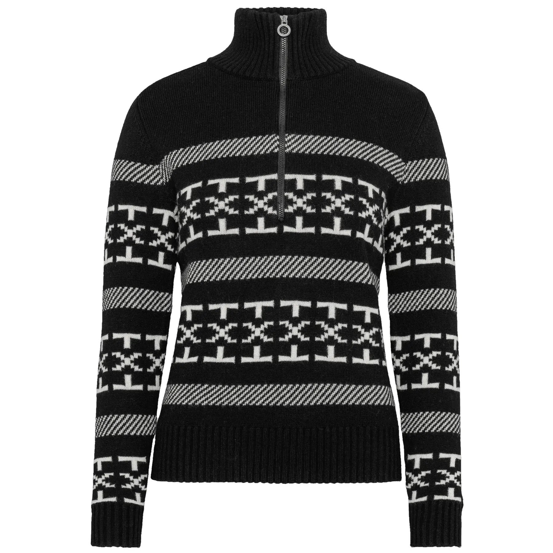Women's 1/2 zip sweater Johaug Dalsbygda Woolmix