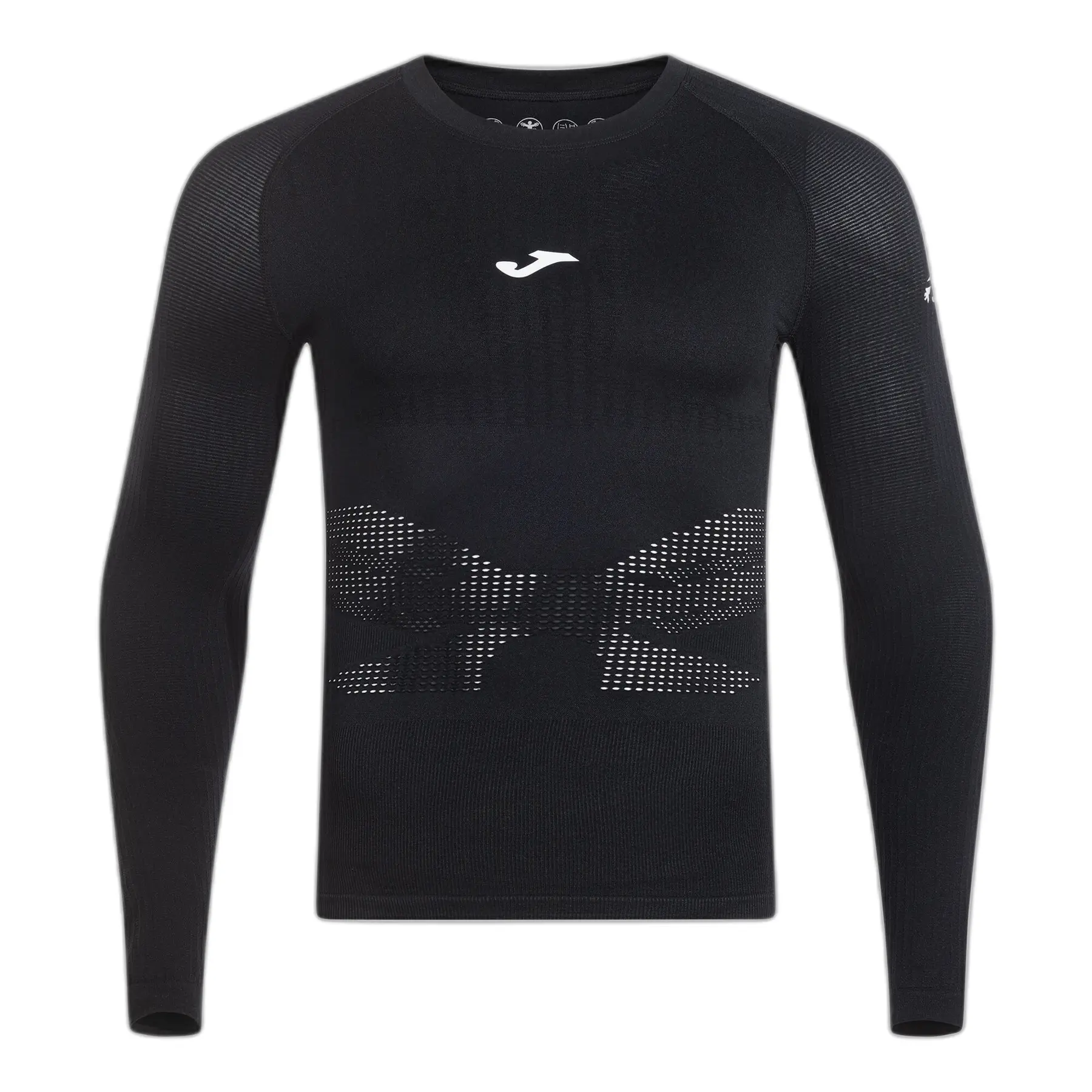 Joma Explorer T-shirt Met Lange Mouwen Zwart S-M Man