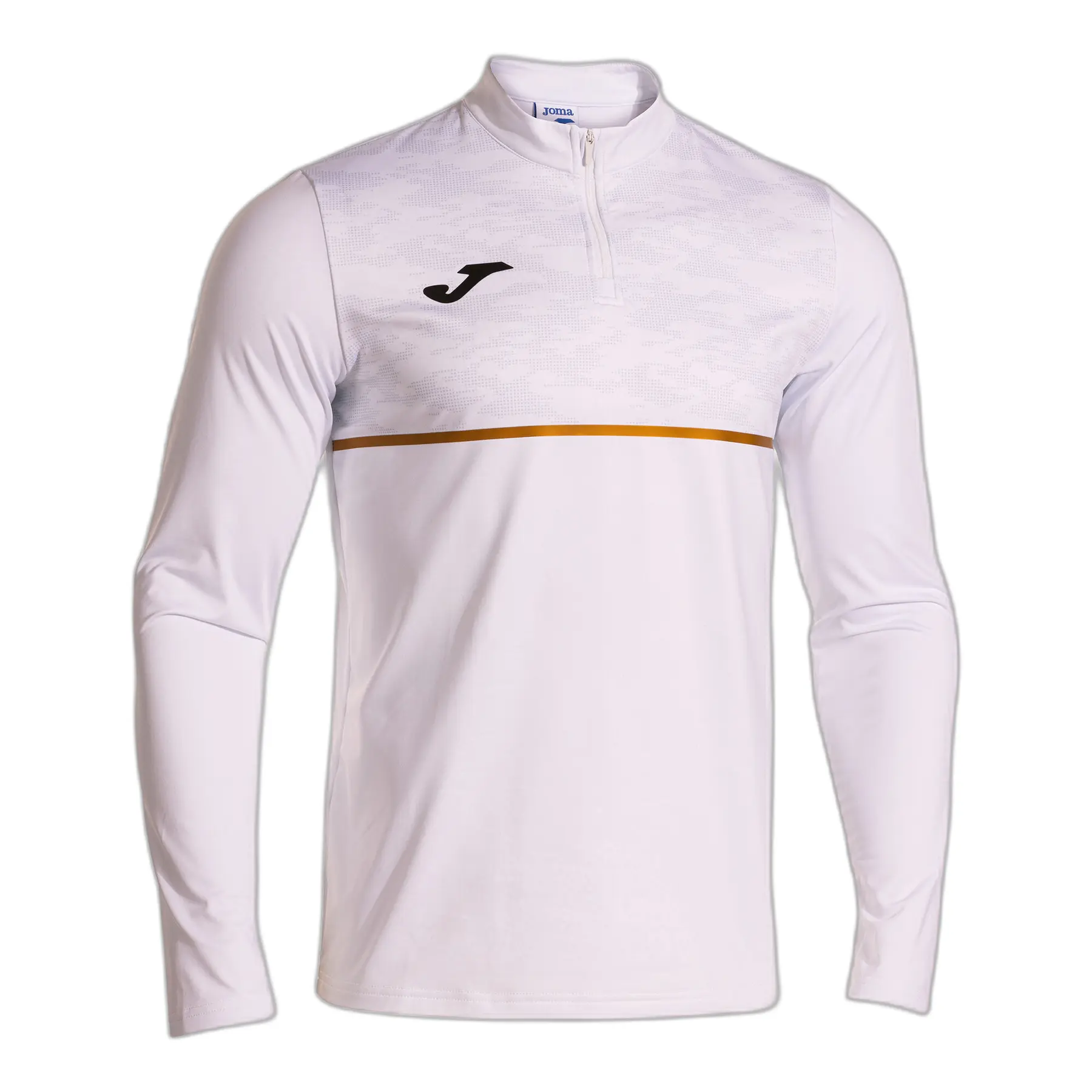 Joma Record Iii Sweatshirt Met Halve Rits Wit M Man