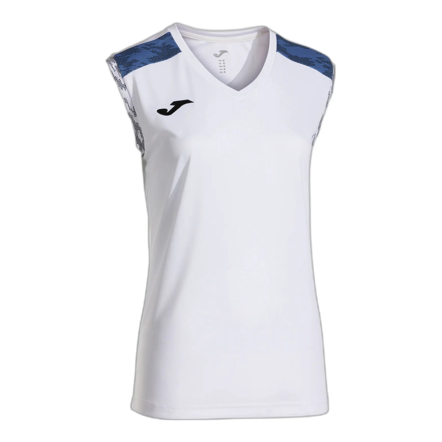 Joma Championship Viii Mouwloos T-shirt Wit S Vrouw
