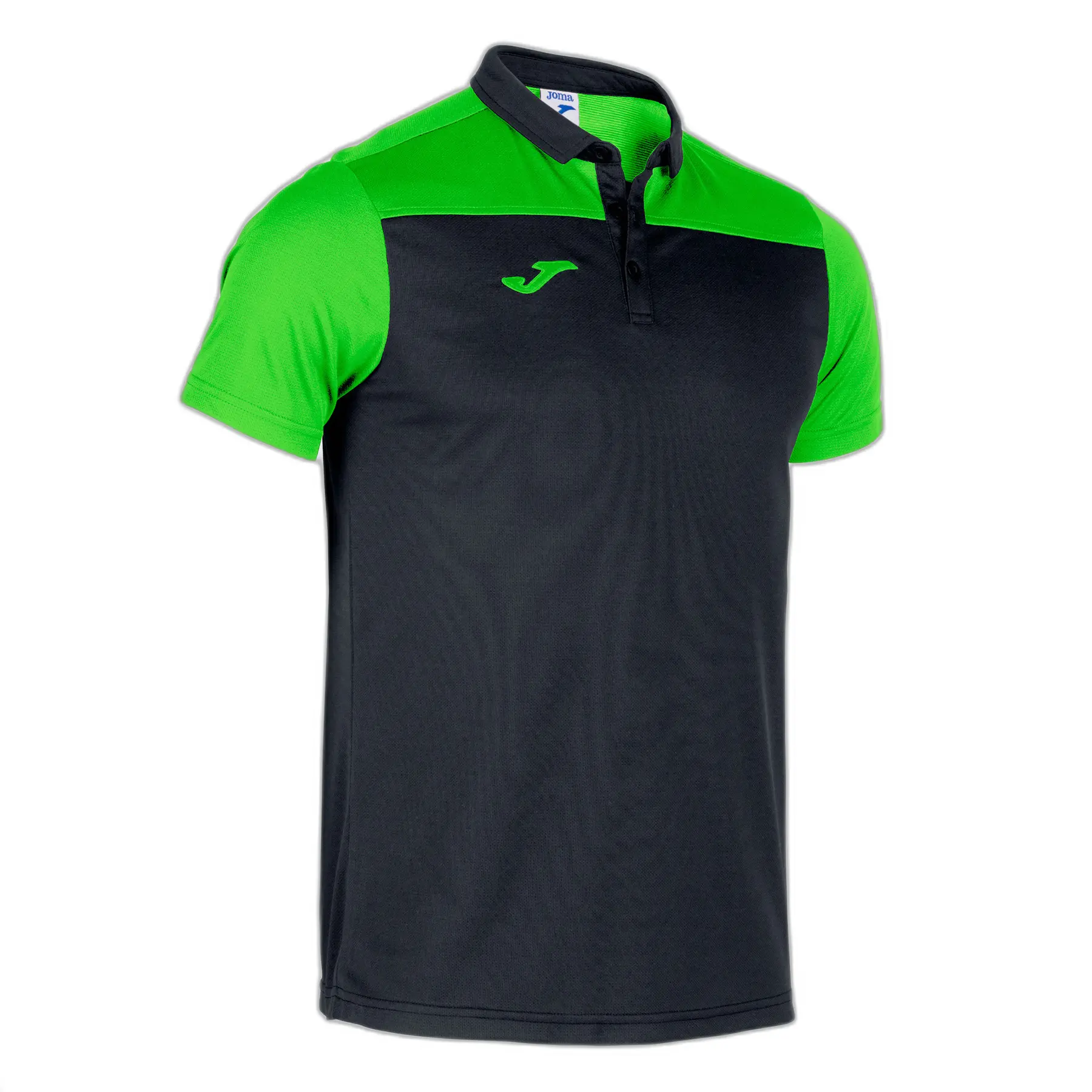 Joma Men's Noir Polo Shirt Hobby Ii
