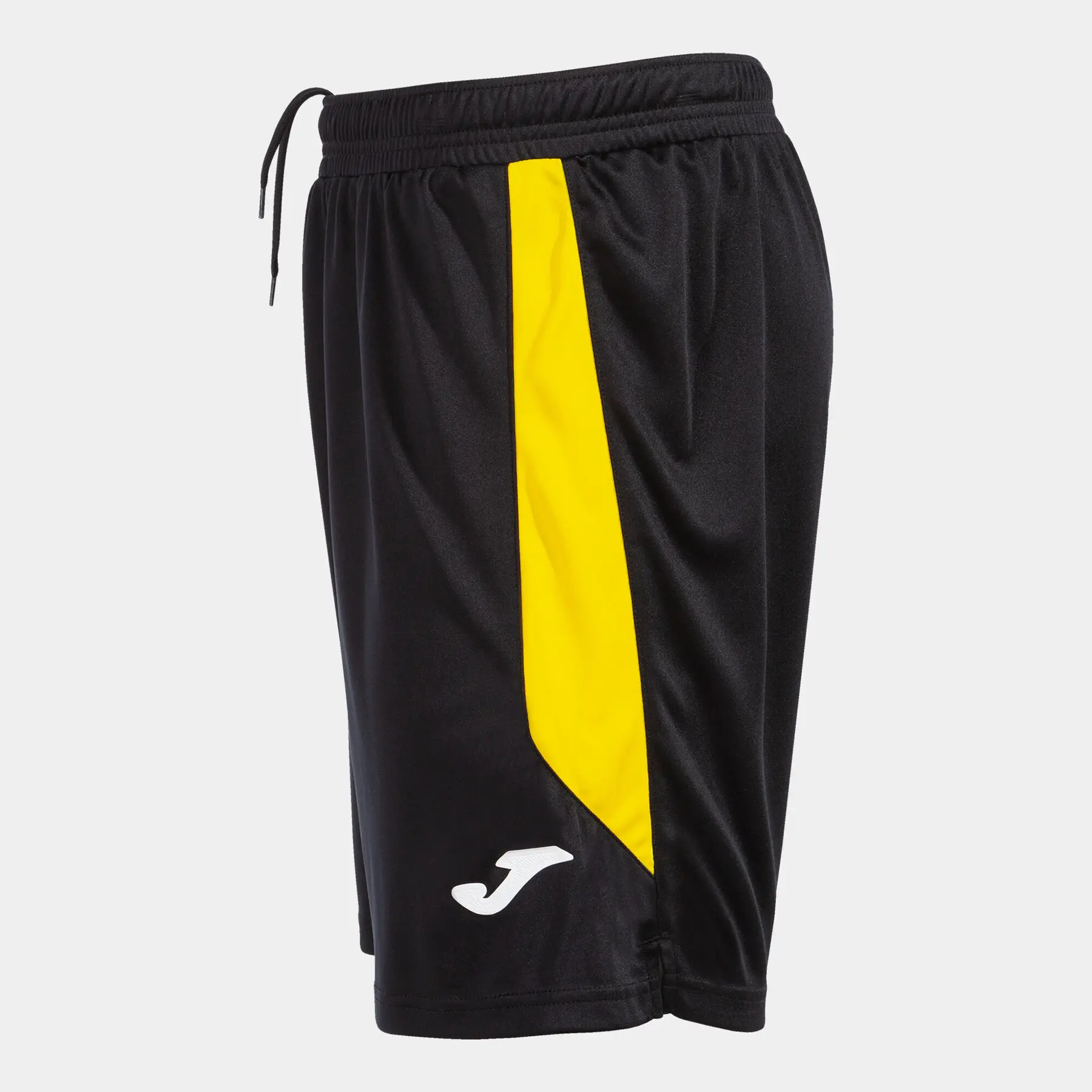 Short De Fútbol Joma Glasgow Para Niños - Negro Y Blanco, Transpirable, Con Ajuste De Cintura