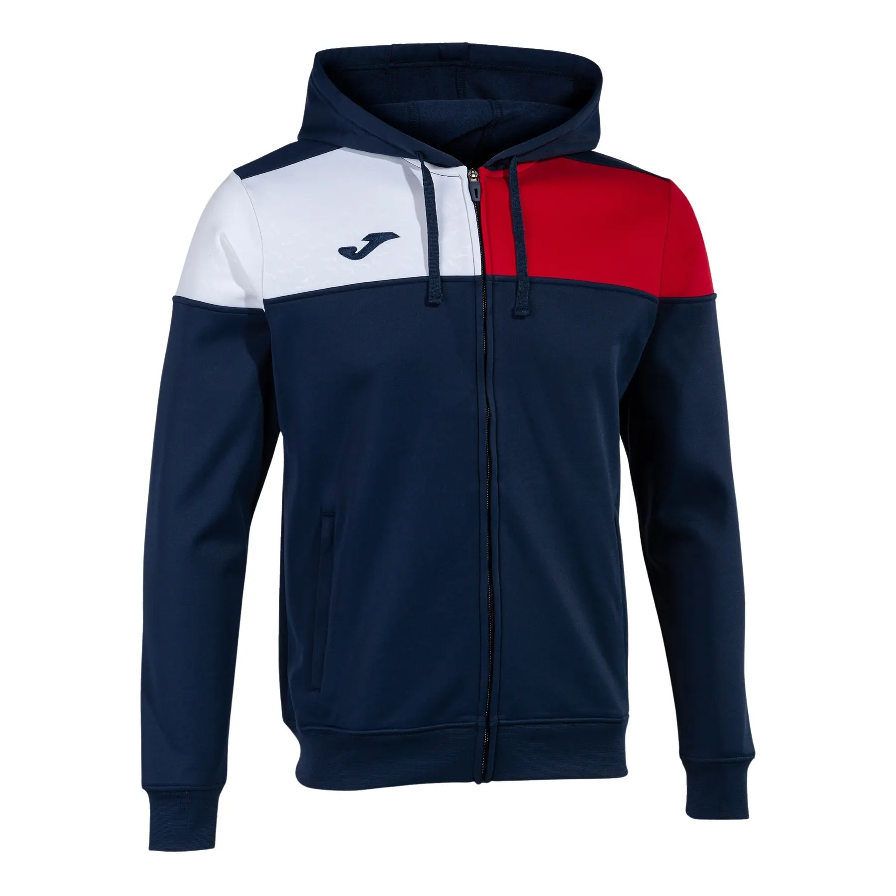 Kinder-Trainingsjacke mit Kapuze Crew V - Bleu - male - Size: 5/6 ans