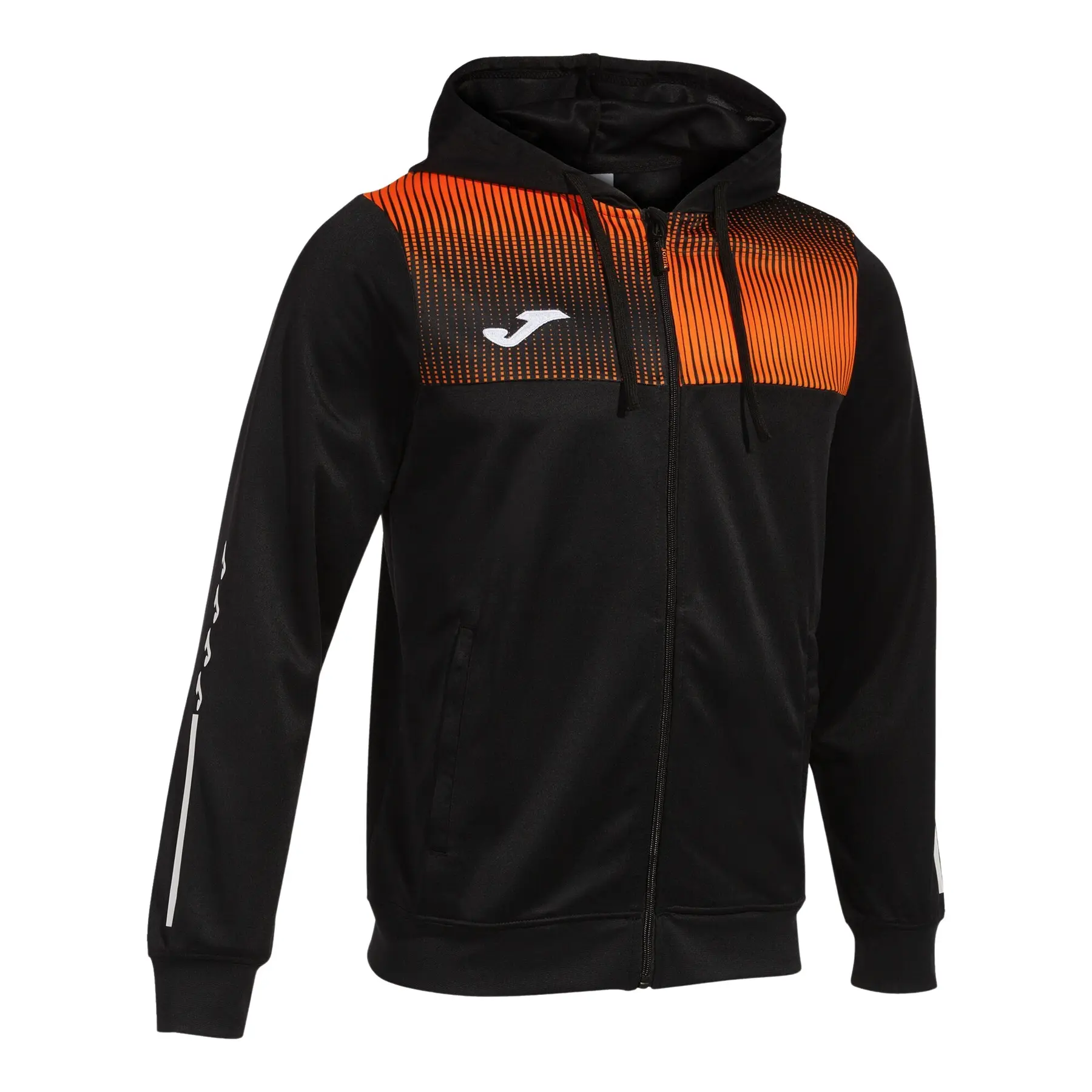 Kinder-Trainingsjacke mit Kapuze ECO Supernova - Noir - male - Size: 7/8 ans