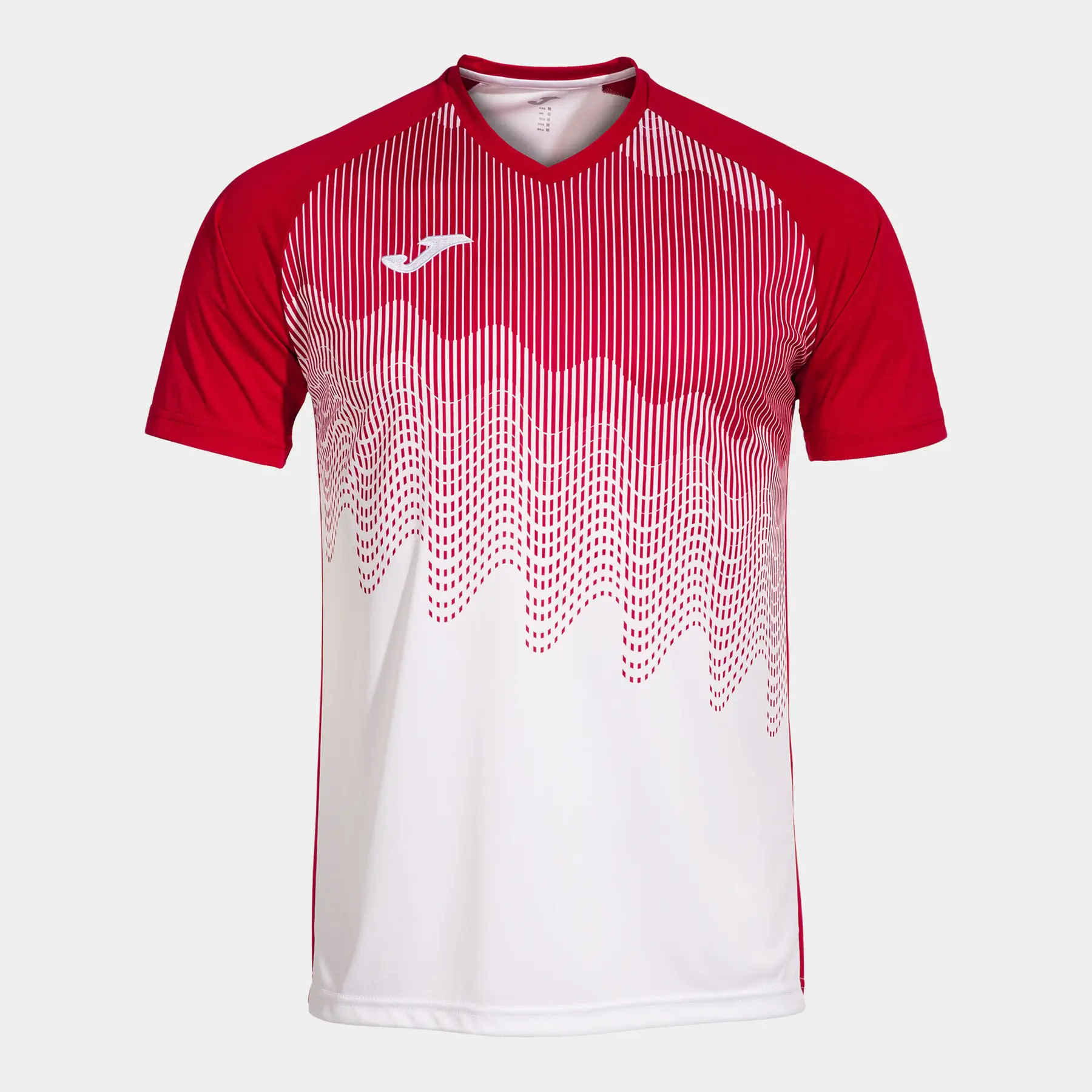 Joma Homme Blanc Maillot Col En V Tiger Vi