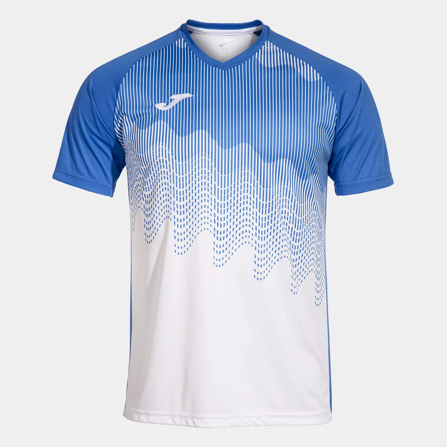 Joma Homme Blanc Maillot Col En V Tiger Vi