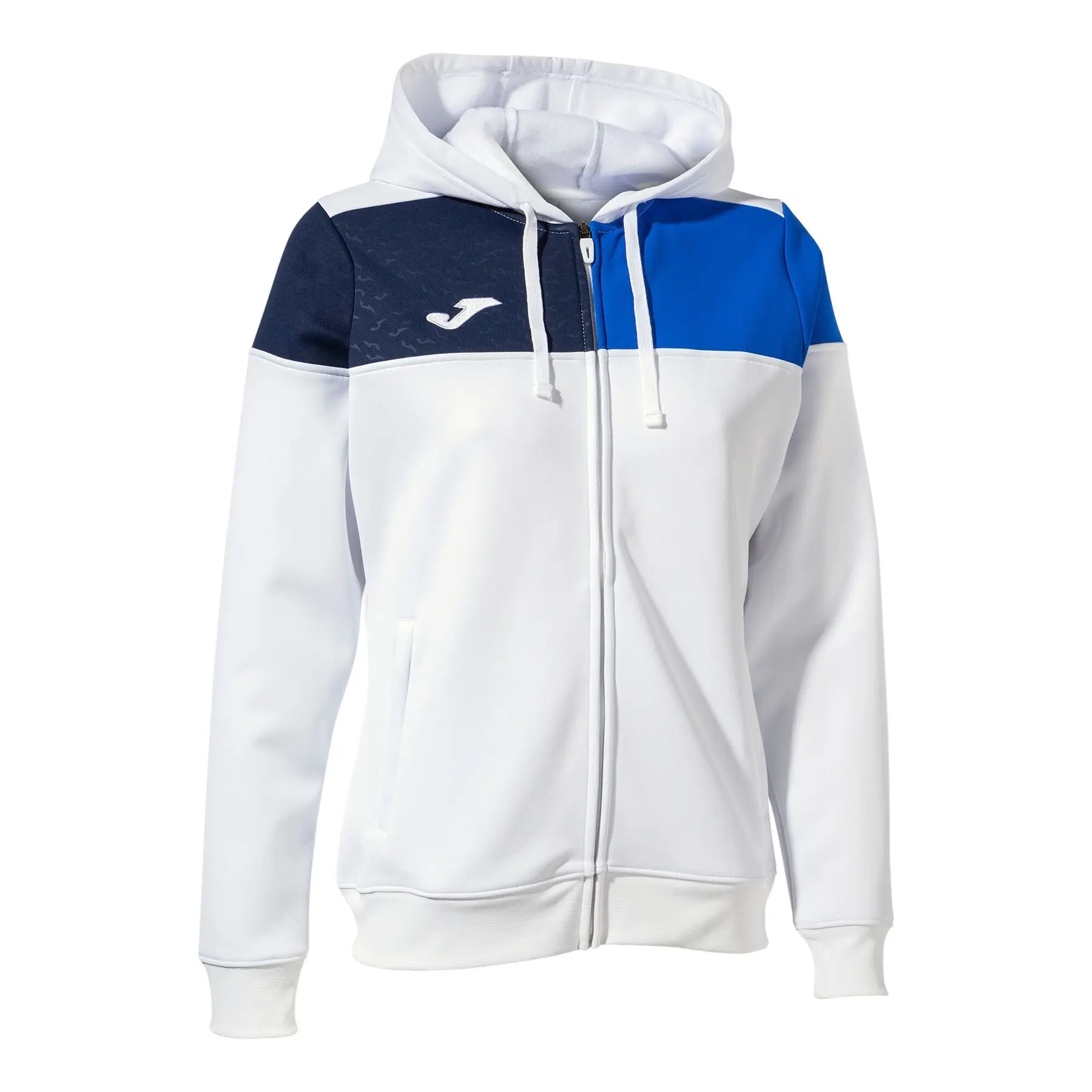 Damen-Trainingsjacke mit Kapuze Crew V - Blanc - female - Size: 2XS