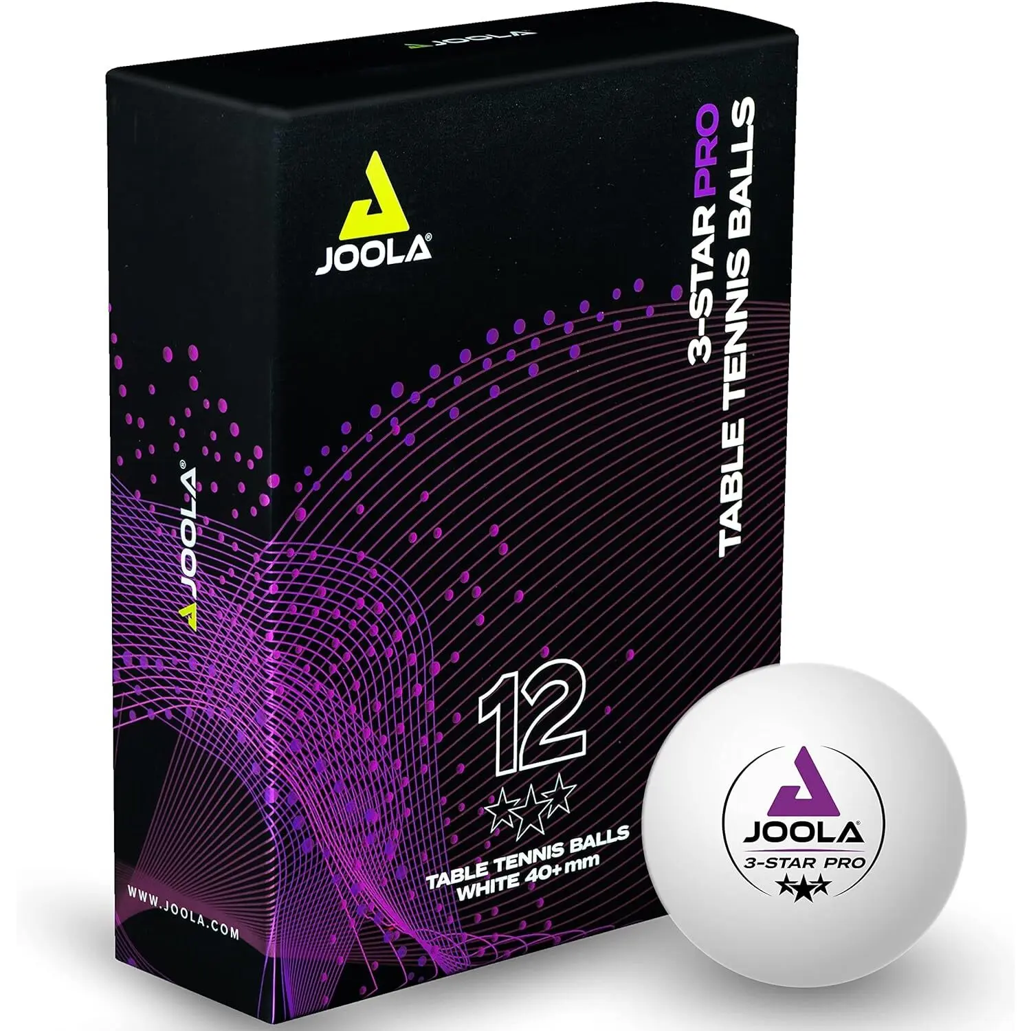 Tischtennisbälle Joola 3-Star Pro (x12)
