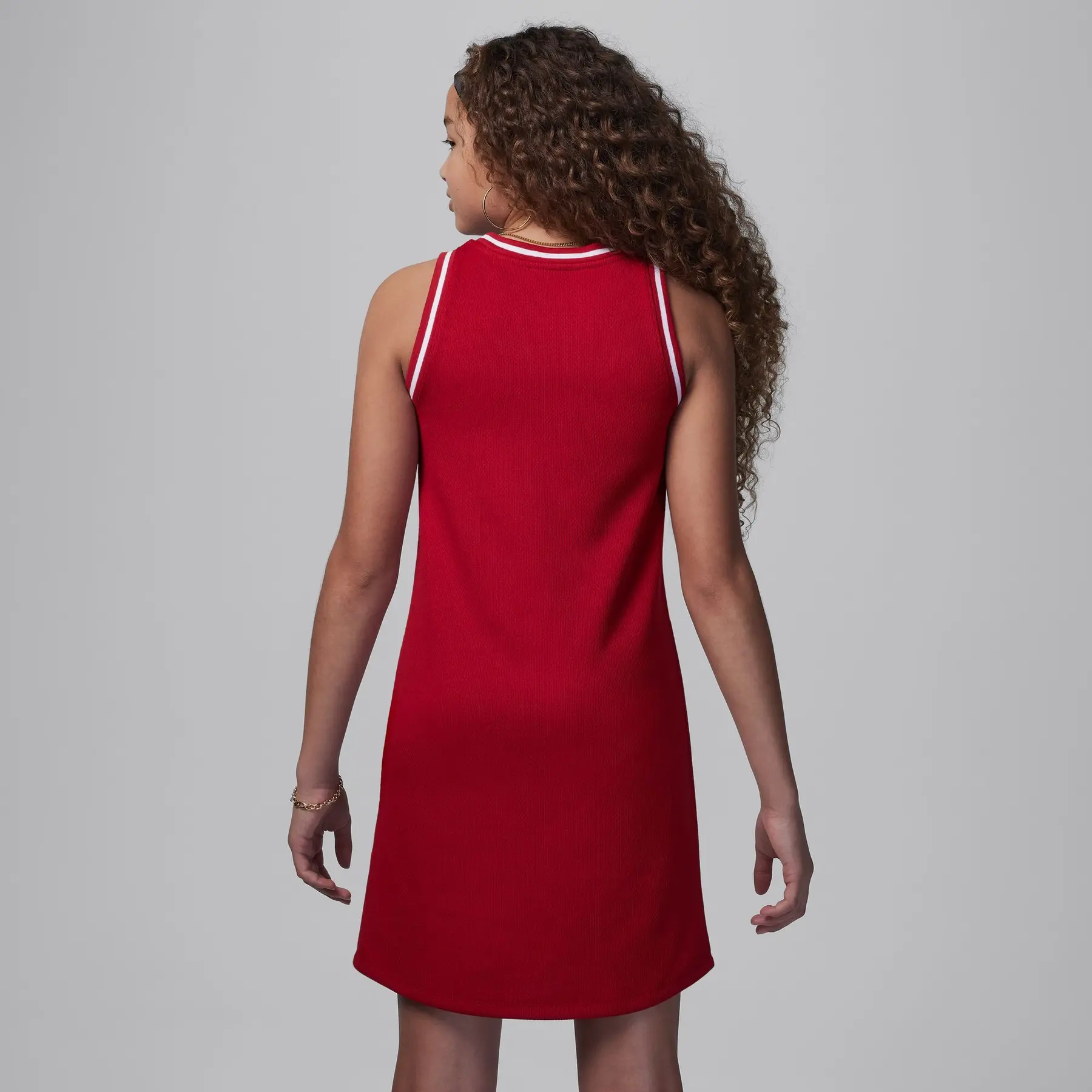 fitted lace wedding dress Women's Jordan Slim Tank Dress - VARSITY RED/WHITE/WHITE - Civilized Nation main image 1