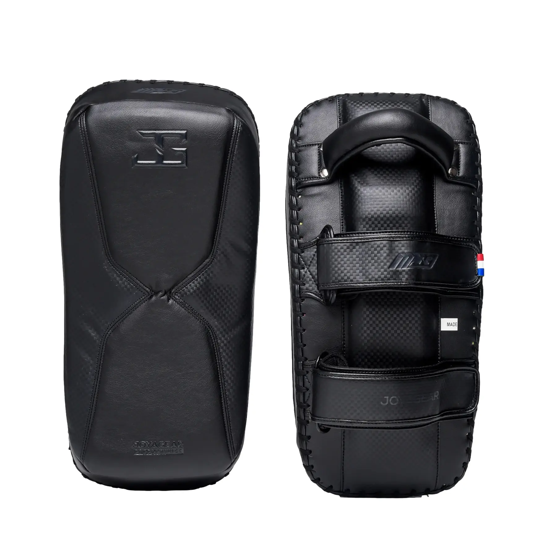 Joyagear Performance Thai Pads – Professionele Arm Pads voor Krachtige Trapkick Training – Zwart/Carbon -