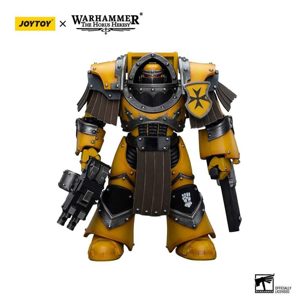 6973130379398 - Figurine Warhammer The Horus Heresy 1 18 Imperial Fists Legion Cataphractii Terminator Squad Legion Cataphractii with Chainfist