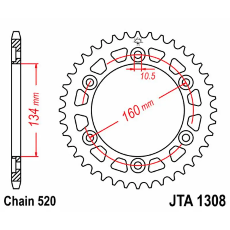 Motorradkrone JT Sprockets Honda CBR 1000 RR-R Fireblade SP