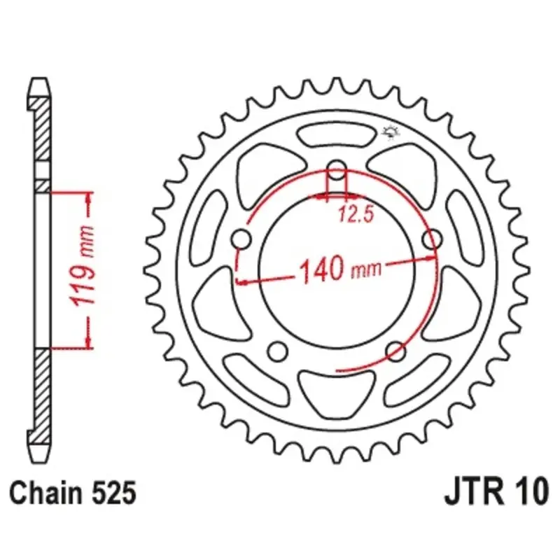 Motorradkrone JT Sprockets BMW F 850 GS Exclusive ABS